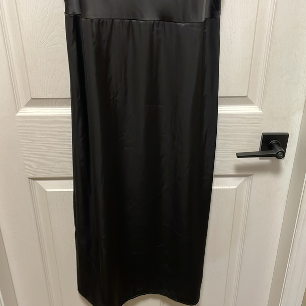 Old Navy | Black | Cowl Neck | Spaghetti Strap | Satin | Slip Dress | Size S - Picture 5 of 17